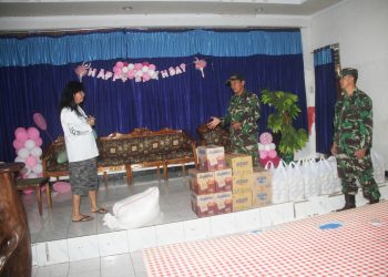Koramil Tomohon Bantu Panti Asuhan Nazaret Tomohon
