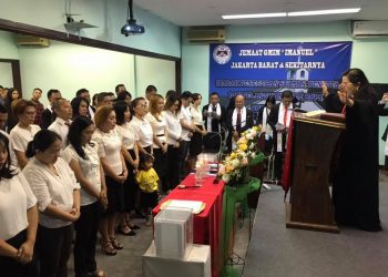 BPMS GMIM Lantik dan Teguhkan Kelengkapan Pelayanan Jemaat GMIM  Imanuel Jakarta Barat dan Sekitarnya.