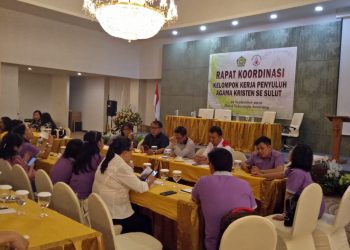Kemenag Sulut Gelar Rakor Pokjaluh Agama Kristen