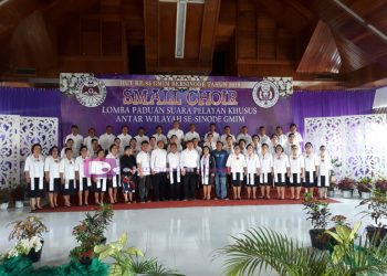 Hasil Lomba Paduan Suara Pelsus GMIM Kategori Small Choir Di Hari Pertama