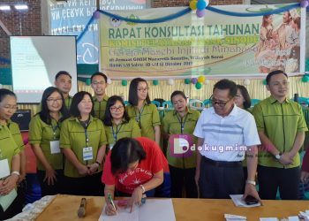Konsultasi Tahunan Komisi Pelayanan Anak Sinode GMIM, Olga Singkoh Terpilih Sebagai Anggota KPAS