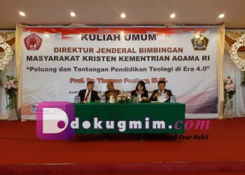 Dirjen Bimas Kristen Beri Kuliah Umum Di Fakultas Teologi UKIT, Pentury : Akreditasi Dan Penguasaan Bahasa Penting!