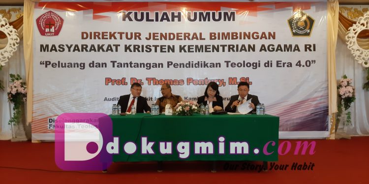 Dirjen Bimas Kristen Beri Kuliah Umum Di Fakultas Teologi UKIT, Pentury : Akreditasi Dan Penguasaan Bahasa Penting!