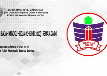 TATA IBADAH MINGGU KEDUA (10-16 MEI 2020) | REMAJA GMIM