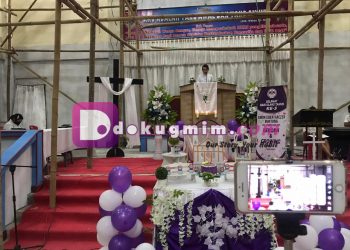 GMIM Eben Haezer Buntong Tateli  Rayakan HUT Ke-3 Tahun, Jemaat Beribadah Dari Rumah