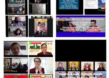 Jumpa Anak GMIM, Arina Ajak Anak GMIM Cintai Tuhan, Cintai Gereja dan Hormati Orangtua