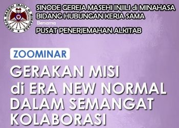 ZOOMINAR GERAKAN MISI DI ERA NEW NORMAL DALAM SEMANGAT KOLABORASI