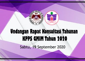 Undangan Rapat Konsultasi Tahunan KPPS GMIM Tahun 2020