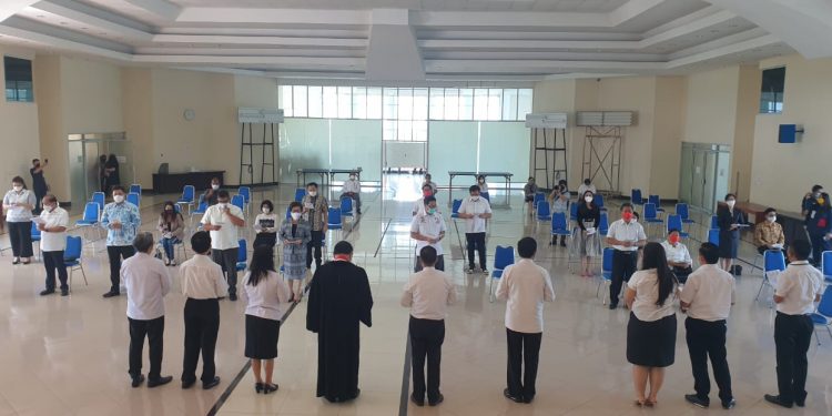 BPMS GMIM Gelar Pengutusan Warga GMIM Calon Kepala Daerah Di Pemilukada 2020, Arina Pesan Cinta Gereja Ini