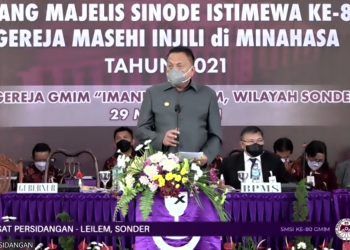 Ibadah Berbahasa Manado Di Pembukaan SMSI