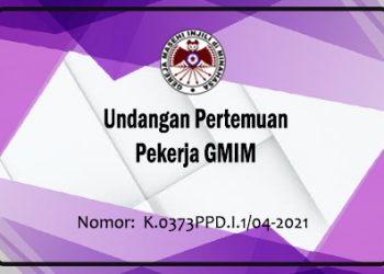 Undangan Pertemuan Pekerja GMIM