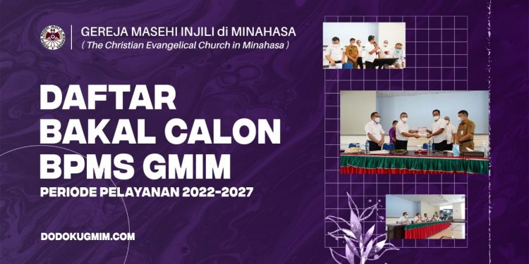 36 Nama Lolos Nominasi BPMS GMIM. Ini Daftar Lengkapnya.