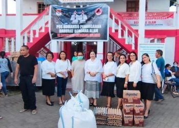 Komisi WKI Wilayah Sinonsayang Beri Bantuan Untuk Korban Bencana Amurang