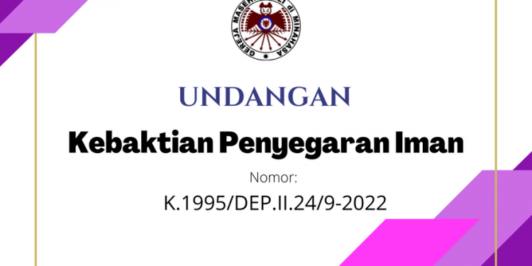 Undangan Kebaktian Penyegaran Iman