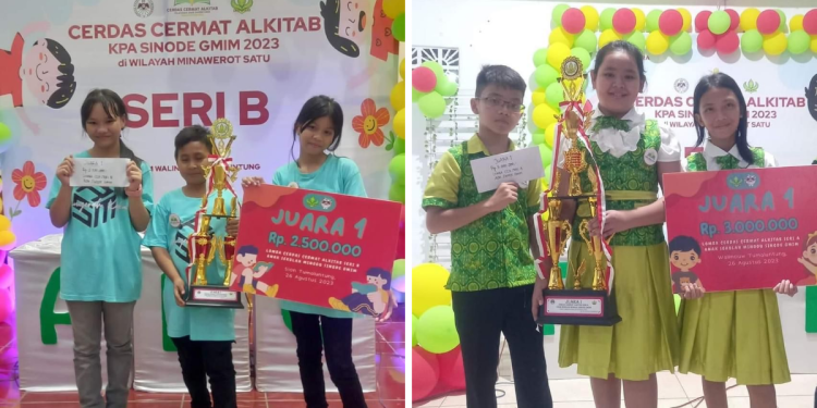 Anugerah Patar Koka dan Pinaesaan GPI Juarai Lomba CCA Anak Sekolah Minggu Se-GMIM